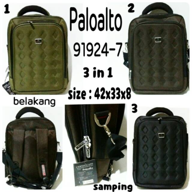 Tas ransel backpack Paloalto 91924-7 tas punggung keren terbaru dam termurah tas sekolah