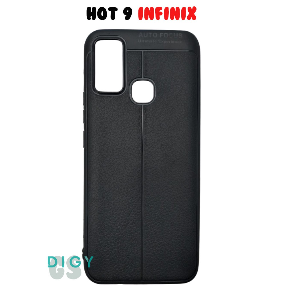 Casing INFINIX HOT 9 NEW HOT Leather Case Auto Focus