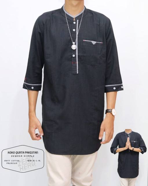 Baju KoKo Setengah Tangan Dewasa