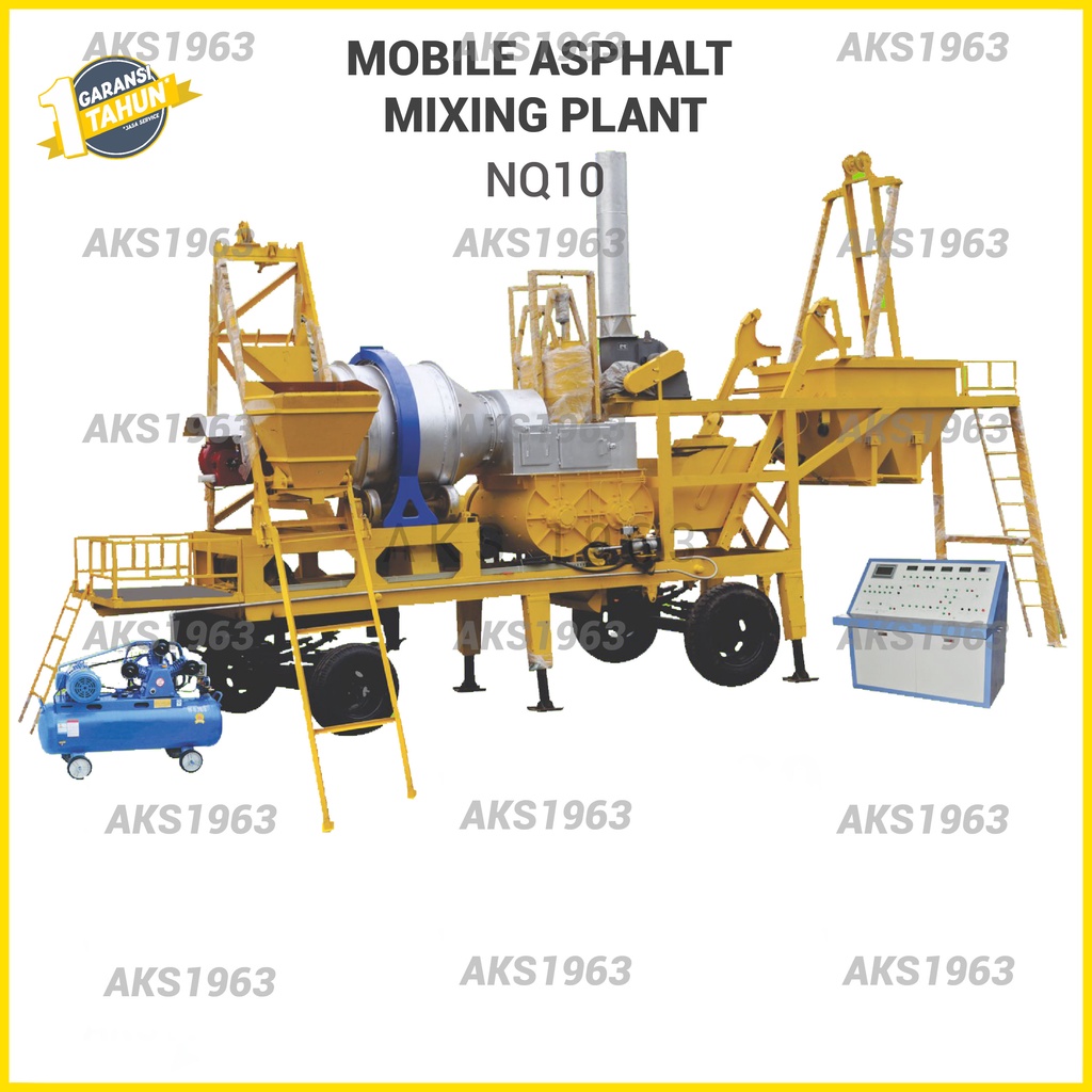 Mesin Aduk Aspal - Asphalt Mixing Plant 10 Ton AMP AKS - NQ10