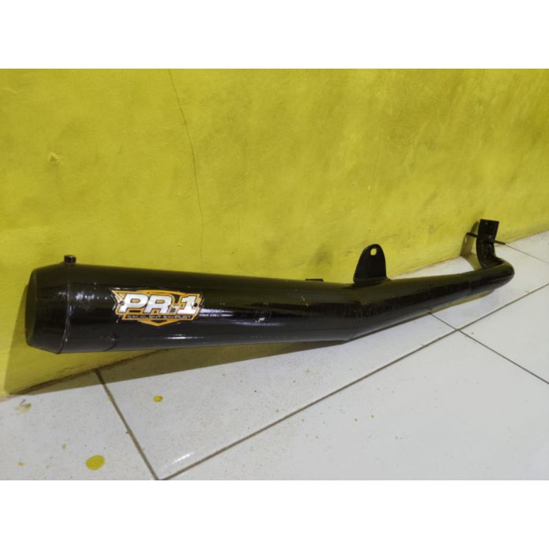 KNALPOT FIZR,FIZ, F1ZR FORCE MODEL BAMBU FULL HITAM