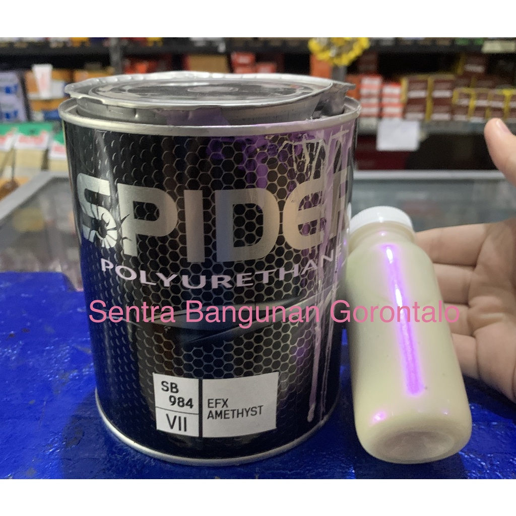 Cat SPIDER PU Xiralic violet lembayung violet by SPIDER PU