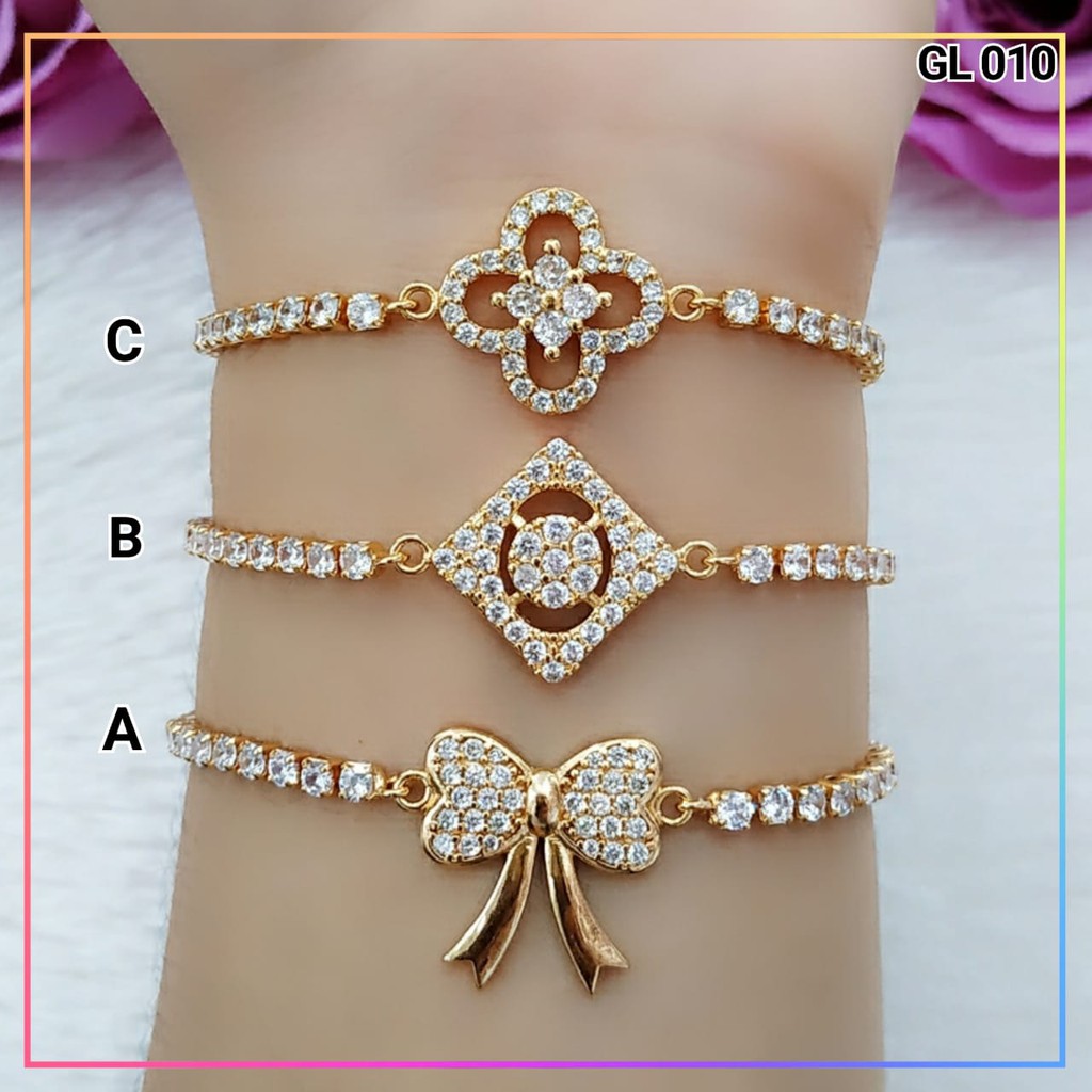Gelang xuping gelang dewasa serut lapis emas gold GL 010