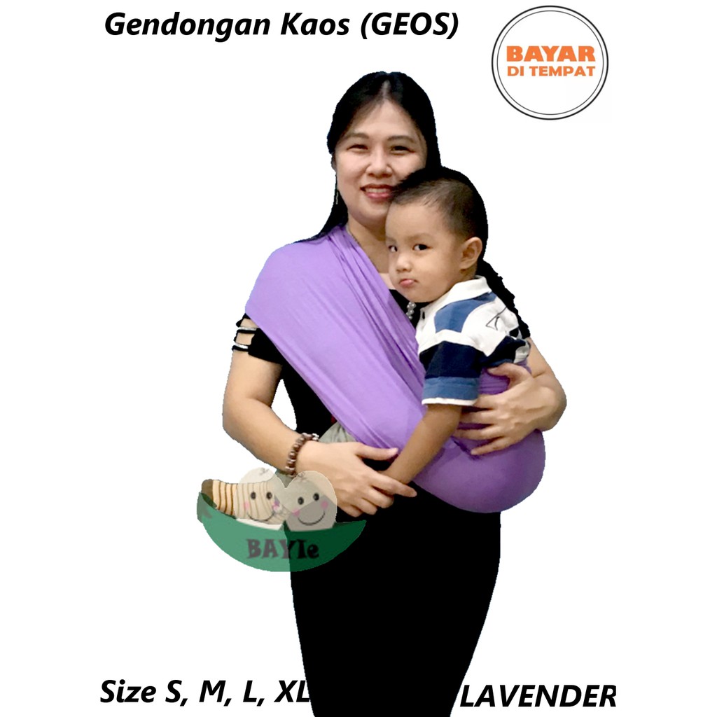 BAYIE - Baby JOSE Premium Gendongan Bayi Kaos/GEOS/Selendang Bayi/LAVENDER