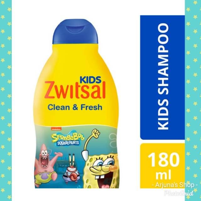 ZWITSAL Kids Shampoo Edisi Spongebob 180ml