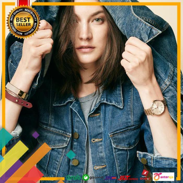 HOT DEAL.. JAM TANGAN WANITA FOSSIL JACQUELINE ROSE TONE ES3435 ..TERMURAH