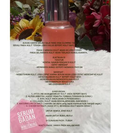 【LKL】 body serum glowing//body lotion/pemutih badan/fair n pink/whitening