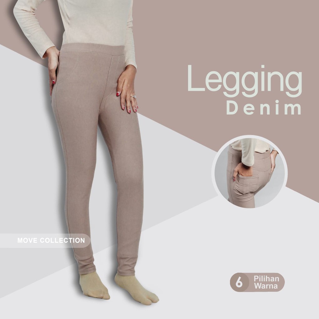 Legging Denim/ Semi Jeans/ Jeging Allsize