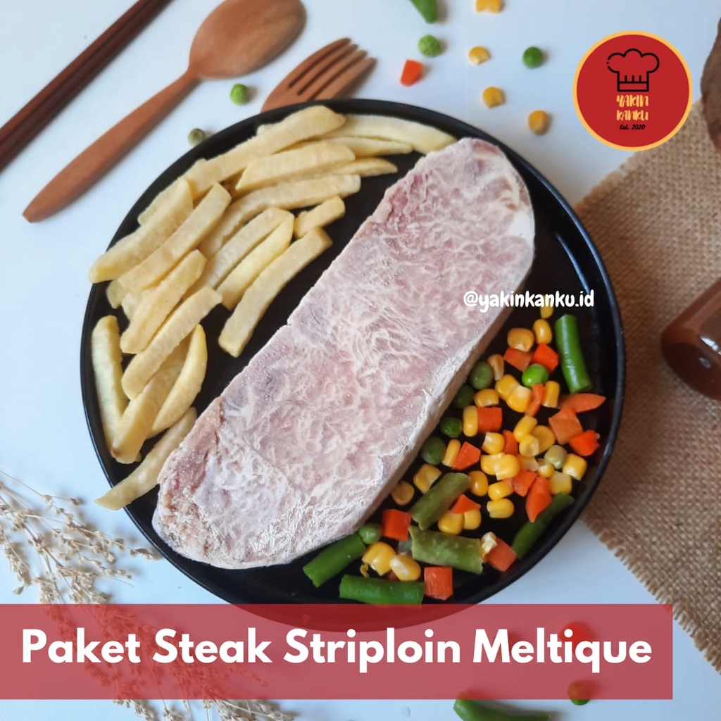 

Paket Grill Komplit / Aust.Beef.Sriploin Meltique Mb 8-9 / Daging Sapi