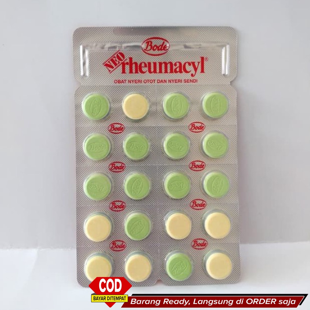 Best Seller Obat Encok Rematik Sakit Pinggang Nyeri Sendi Pegal Linu AMPUH murah ~ Neo Rheumacyl 20 