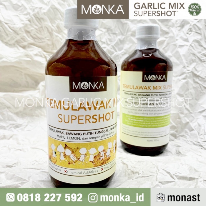 

MONKA Temulawak Mix SUPERSHOT Tanpa Gula Jamu Anak (BERKUALITAS)