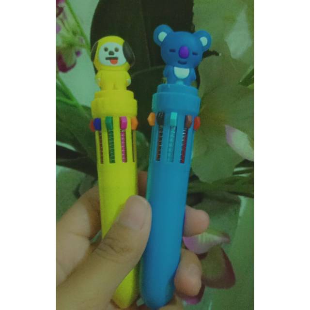 

Pulpen Gel BT21 bolpoin 10 warna
