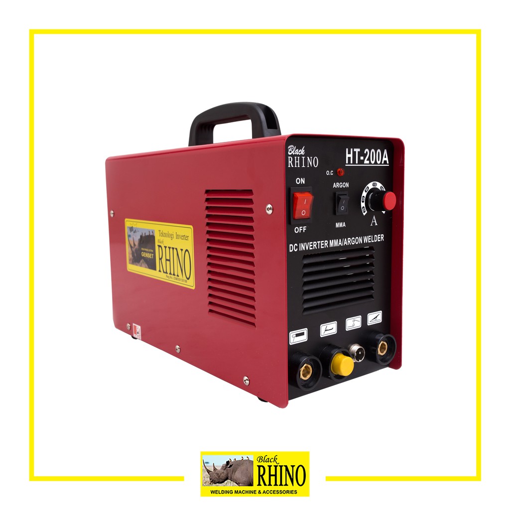 Mesin las inverter TIG / Las argon RHINO HT 200