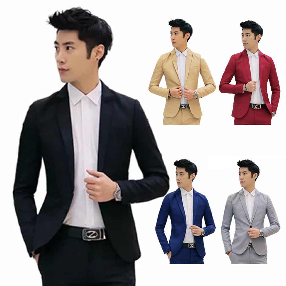 Jas Pria Warna Hitam - Jas Wisuda - Jas Kantor - Jas Penganting - Jas Pria Terbaru - Jas Blazer