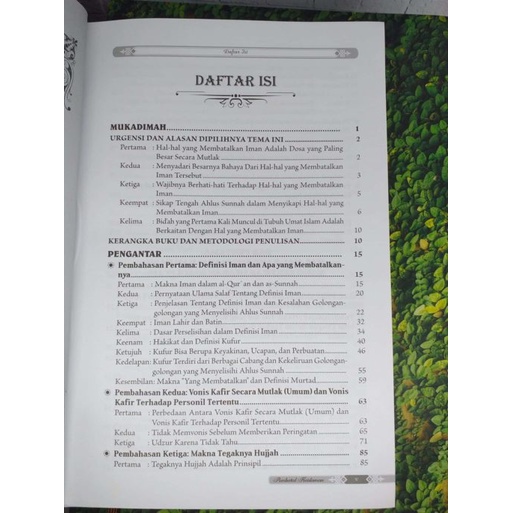 Pembatal Keislaman Original - Keyakinan Ucapan dan Perbuatan Pembatal Keislaman - Darul Haq Hardcover-1