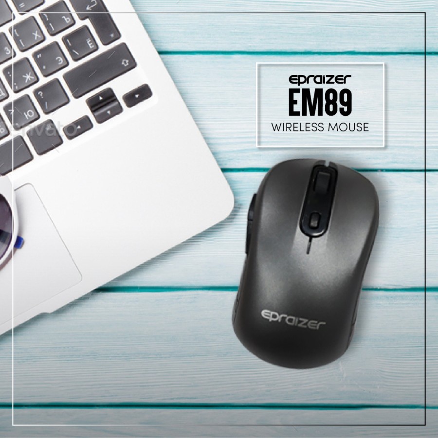 MOUSE WIRELESS EPRAIZER EM-89 USB TYPE C AND A - MAC SUPPORT