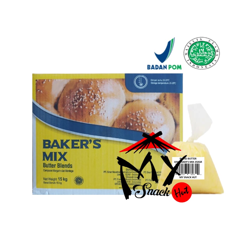 

ANCHOR BAKER'S MIX 250GR BUTTER MARGARINE BAKERS MIK MENTEGA MARGARIN BATER ASLI ROTI CAKE COOKIES