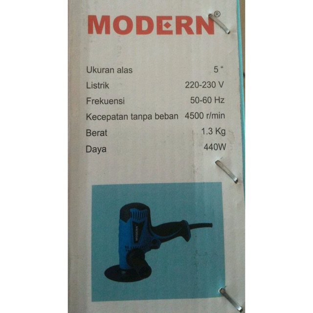 Mesin Poles Mobil Motor 5&quot; Modern M-3210 / mesin Polisher 5&quot; Modern