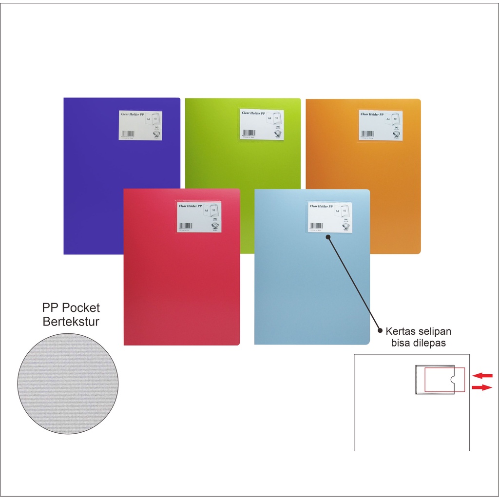 

EAGLE FILES Dokumen Keeper / Clear Holder / Document Keeper / Display Book A4 10 Pocket