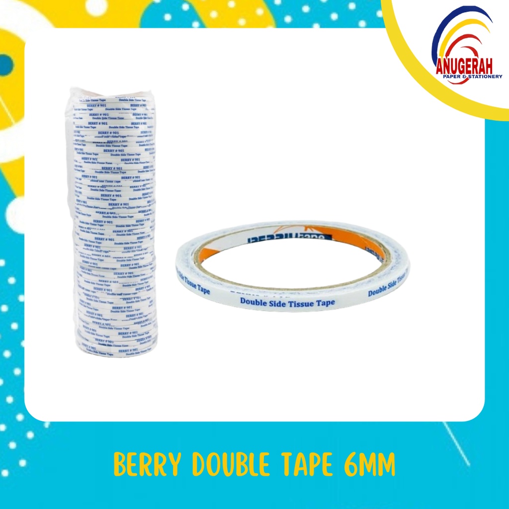 

BERRY DOUBLE TAPE 6mm (PCS)