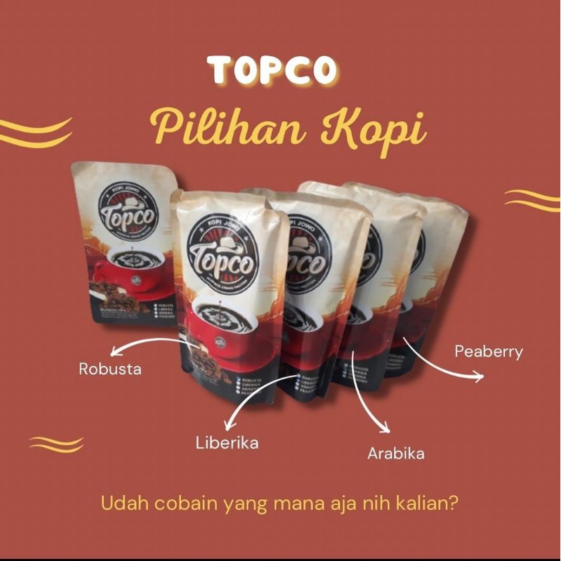 kopi bubuk hitam robusta pacitan