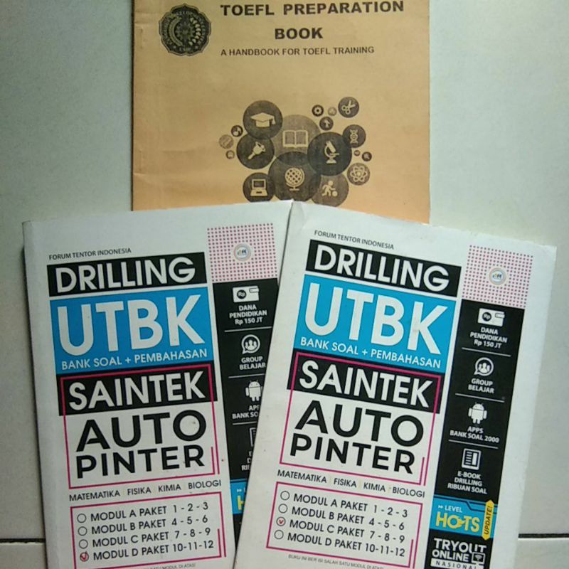 BUKU PERSIAPAN SBMPTN 2022 BACA DESKRIPSI (THEKING TPS, NEUTRON 6 MAPEL & DRILING SOAL) [KEBERATAN O