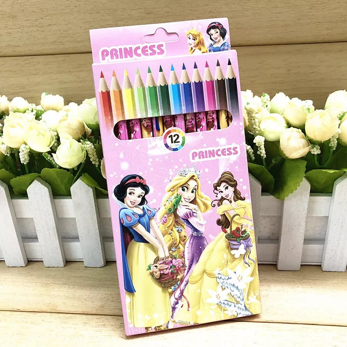 

NEW Pensil Warna Set isi 12 pcs Motif Kartun - Princess