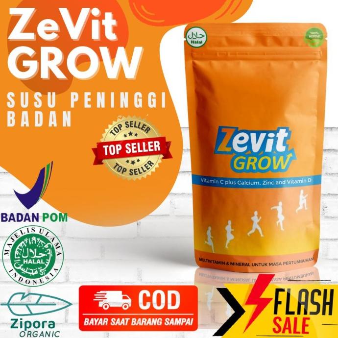 best ZEVIT GROW Peninggi Badan Original Terlaris / susu
