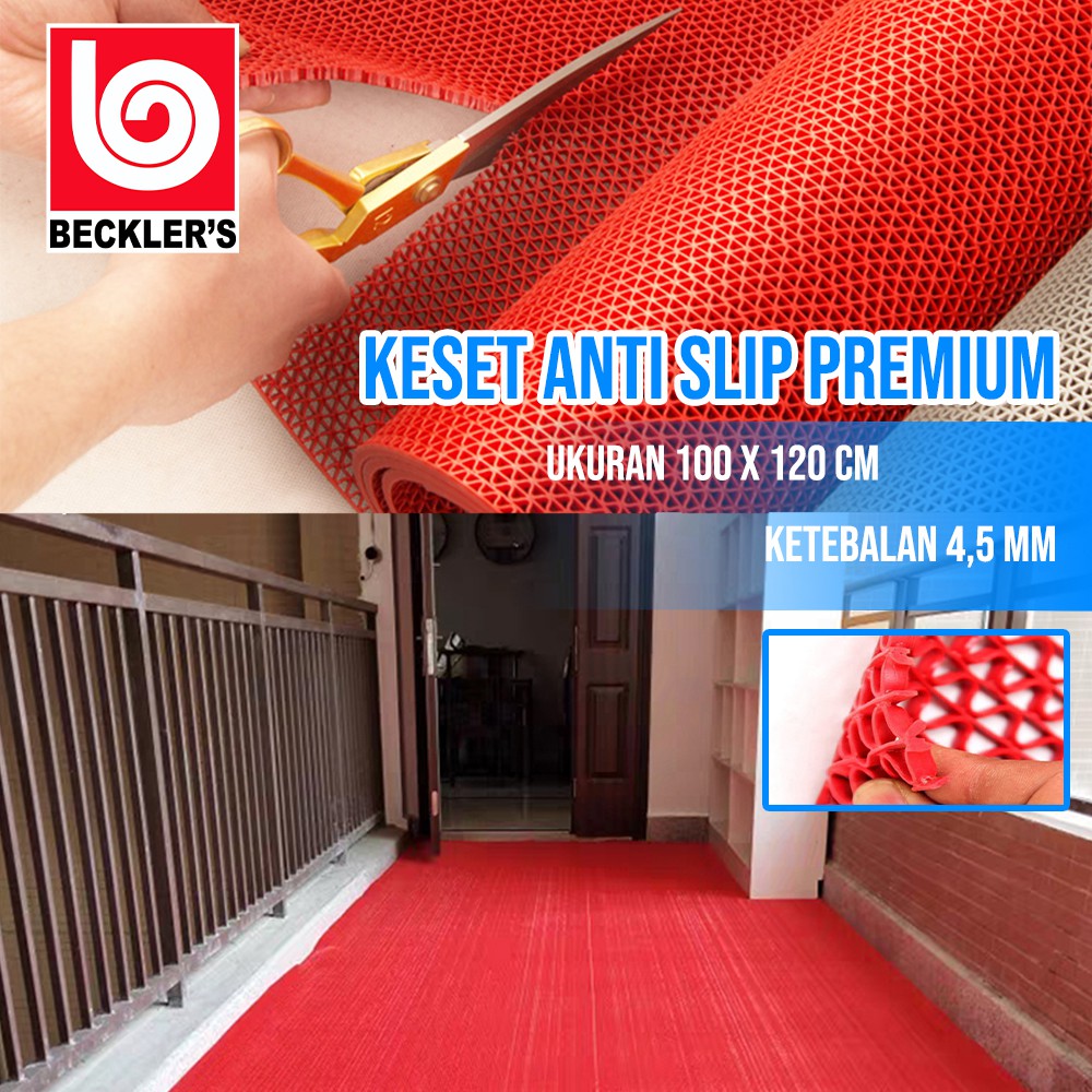 Karpet Kamar Mandi/Keset PVC Anti Slip Kamar Mandi tebal 4.5mm 1X1.2M