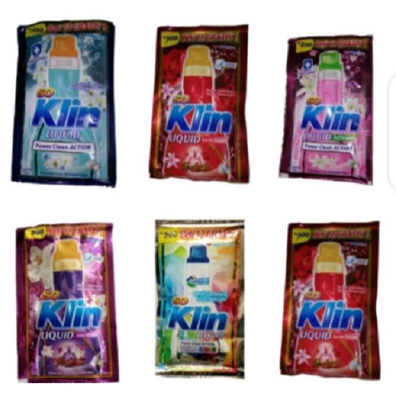 So klin Liquid 22ml/So klin cair /Soklin renceng 12 sachet