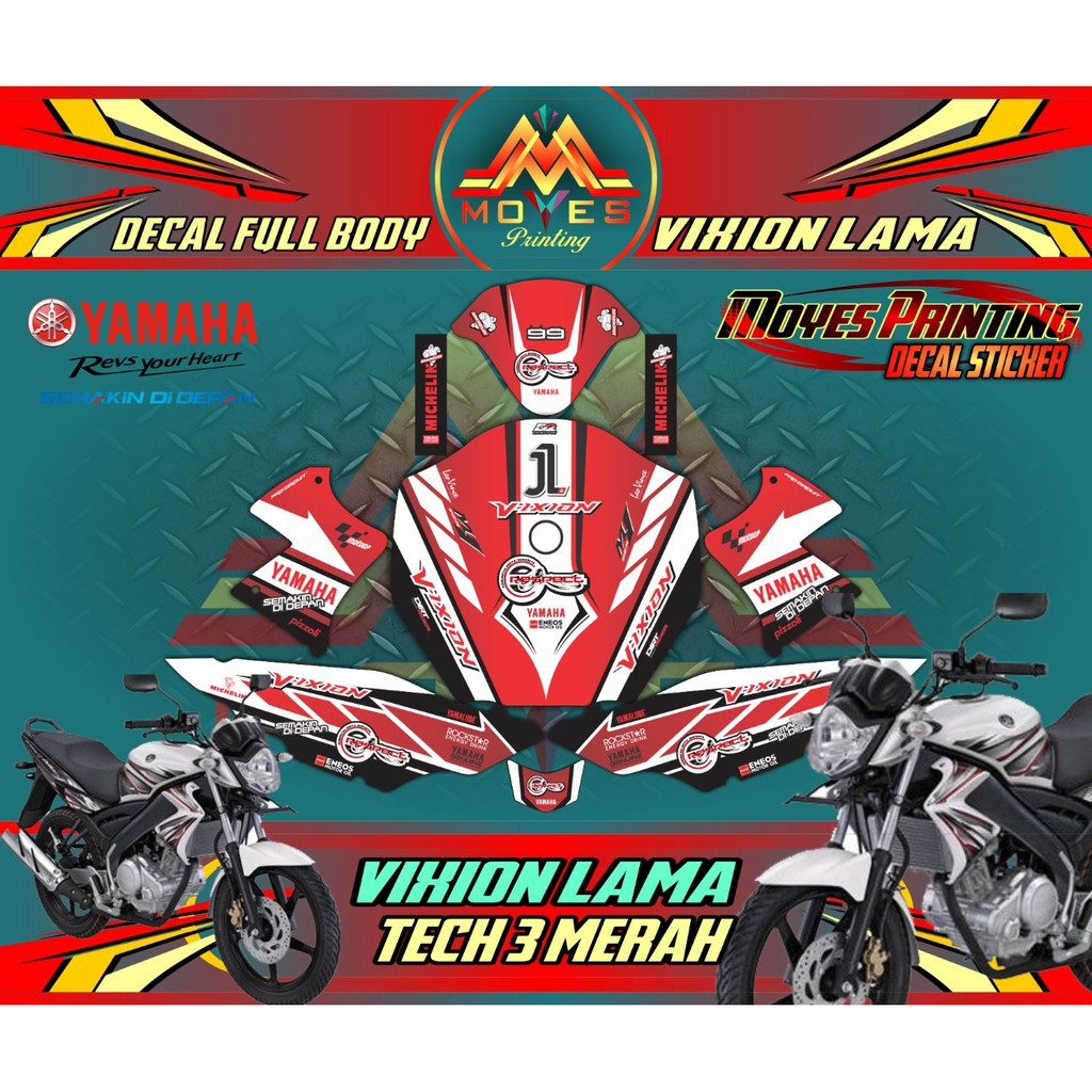 stiker vixion old full body stiker motor vixion old decal stiker motor vixion old