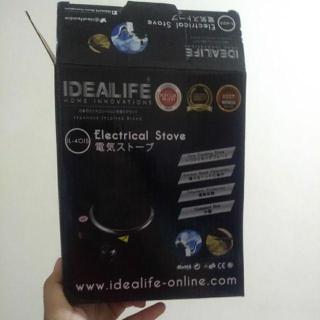 Idealife Il-401s Kompor Listrik 1 Tungku Il 401s Alat Masak Elektrik Kecil Electric Stove Mini Dapur