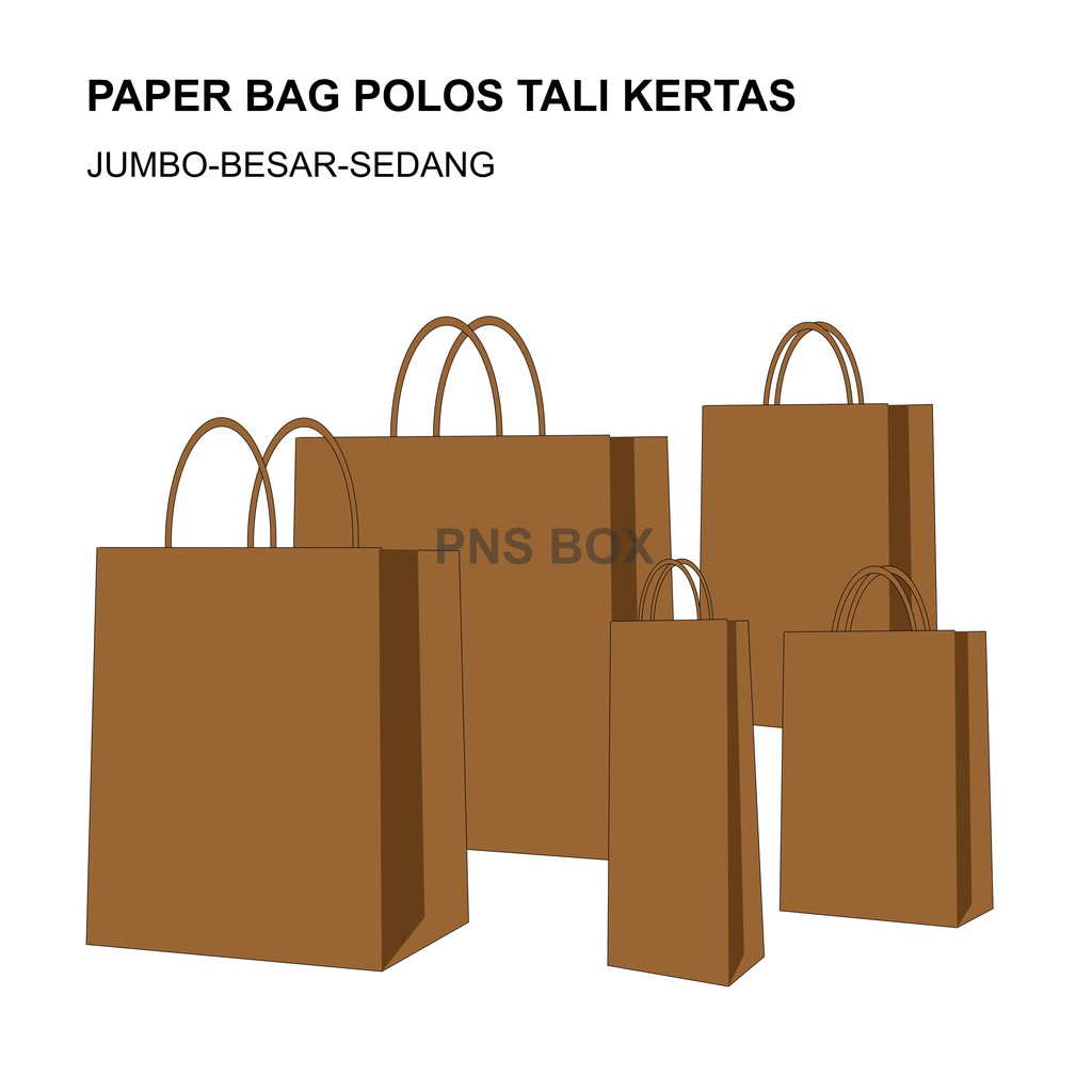 

PAPERBAG JUMBO BESAR SEDANG TALI KUAT