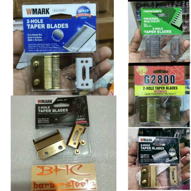 Blade wmark pisau cukur mesin w1 gold w2 gold w4 gold keramik atas original multicut g2800