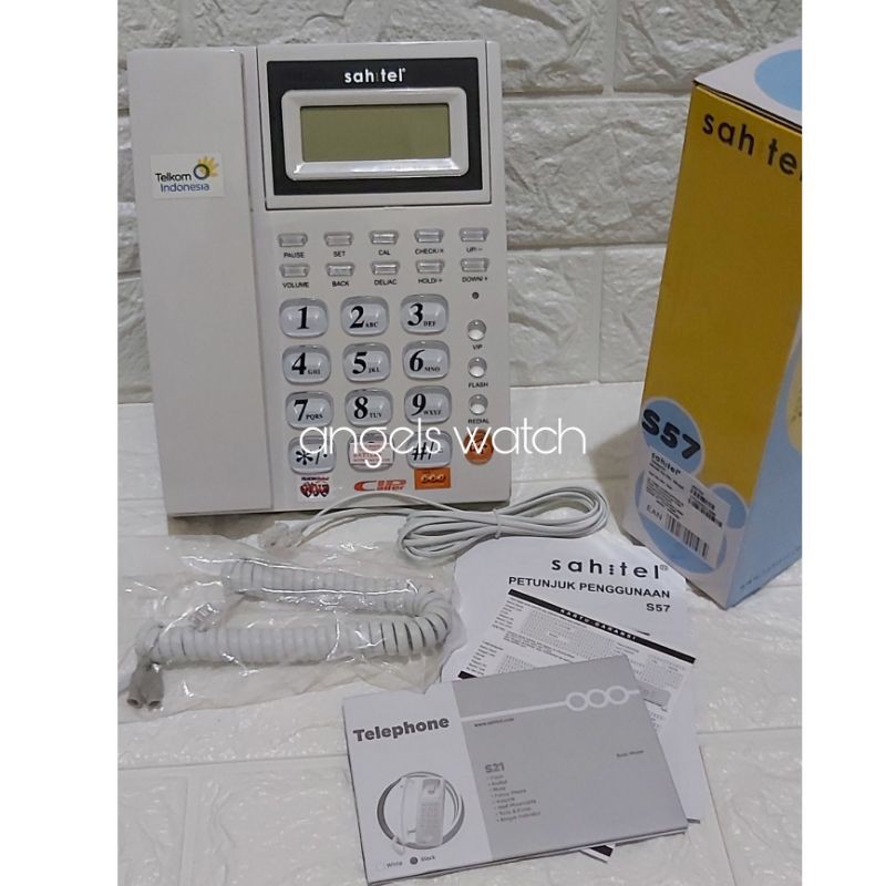 angelswatch garansi resmi telepon kabel sahitel S57 sahitel S-57 original sahitel garansi resmi