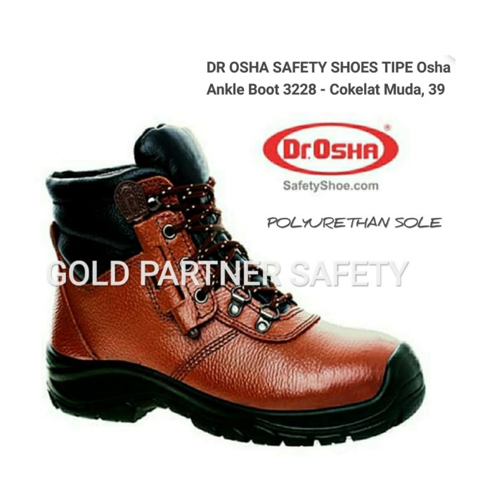 Sepatu Safety Dr. OSHA 3228 osha ankle boot % original