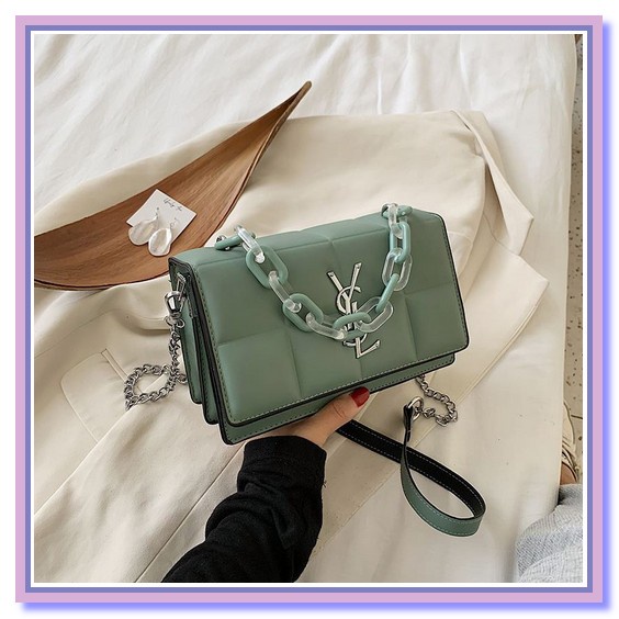 Tas Selempang Wanita Fashion Rantai Sns328 Top Handle Slingbag Bahu Fa Tas Fashion Import Wanita 995