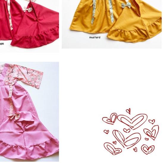 ✱ baju muslim gamis dress jilbab hanbok sachi anak bayi perempuan ֍