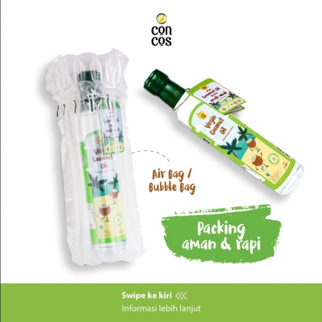 MAK291 CONCOS VIRGIN COCONUT OIL MINYAK KELAPA MURNI 250ML exp 9 2024