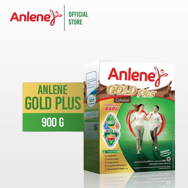 

Anlene Gold Plus Chocolate - Susu Bubuk 900 gr