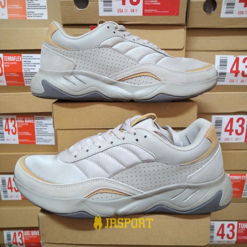 (MURAH) SEPATU SNEAKERS PRIA PIERO AEGIS - GREY/CREAM ORIGINAL