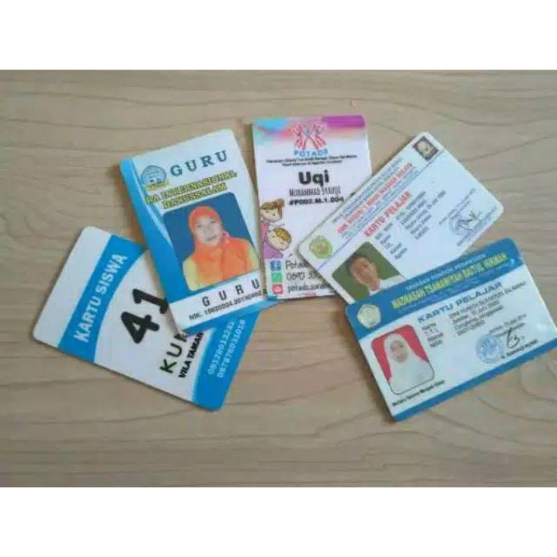 

Cetak ID CARD, KARTU PELAJAR, KARTU SANTRI, KARTU PEGAWAI, KARTU MEMBER, KARTU PARKIR, DLL.