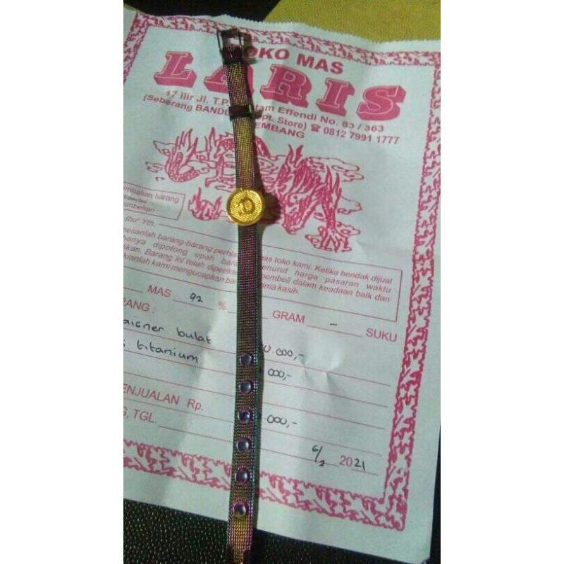 emas asli kadar 24k 92% liontin lagi hits