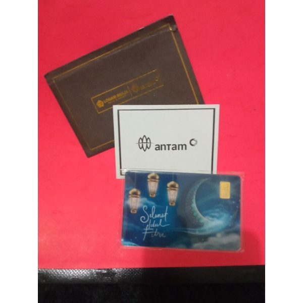 antam gift series selamat idul fitri 0,5g