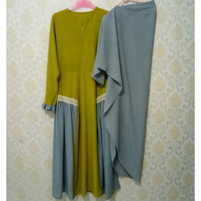 Gamis set preloved / Gamis second / Gamis bekas