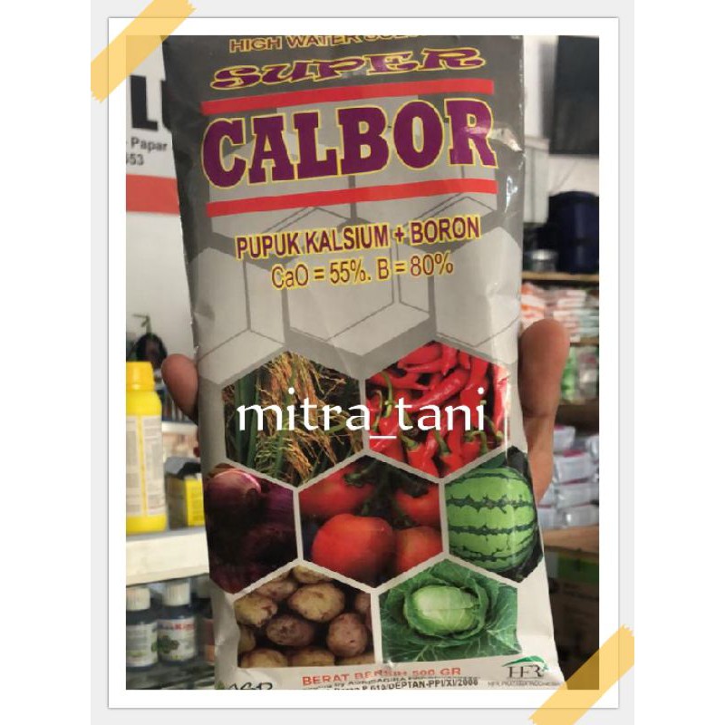 pupuk kalsium+boron SUPER CALBOR 500gram
