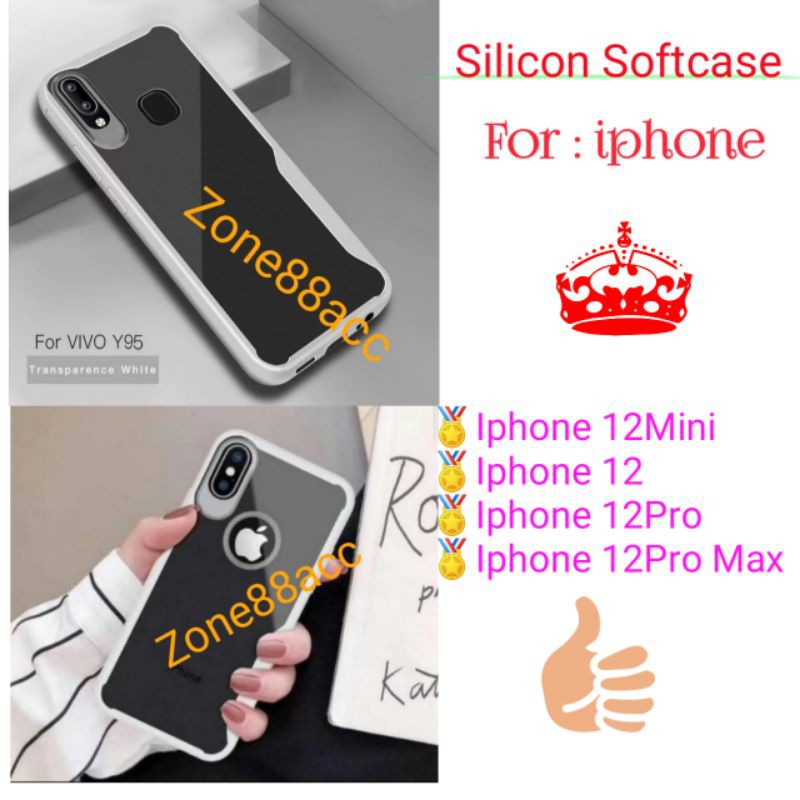 Iphone 12mini 12pro 12promax 12 Mini Pro Max Silicon Softcase Silikon Casing Cover Softshell Focus