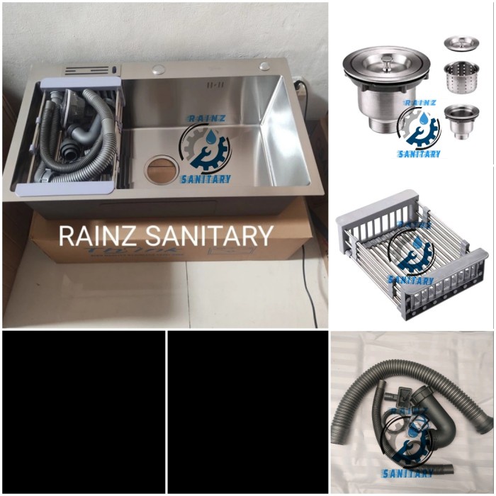 Kitchen Sink Thsink 7545 1 Lubang Sus304 - Cuci Piring ( Peralatan Dan Perlengkapan )