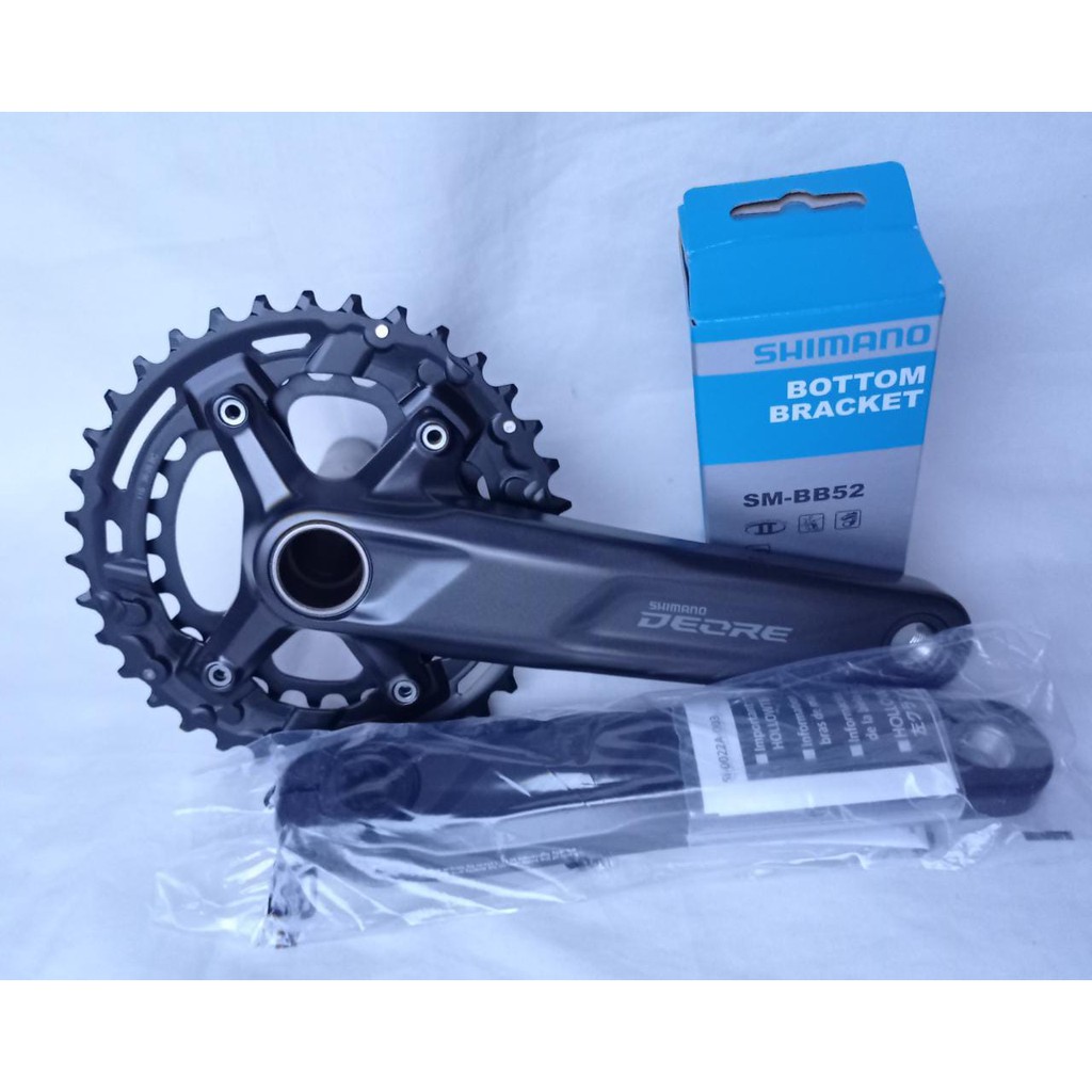 Crank Shimano DEORE M5100 m4100 BB Ht2 - 26-36T 2X11Speed NO Alivio acera