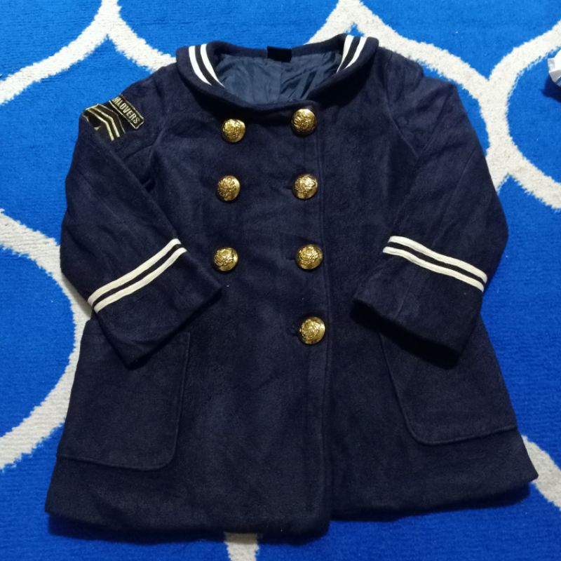 Coat / blazer / jaket Anak perempuan Sailor tebal preloved
